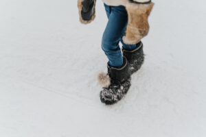 warm fur boots