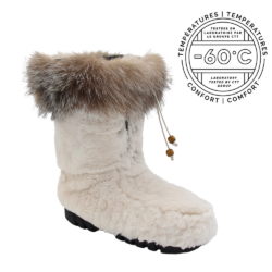 Real fur boots handmade in Quebec