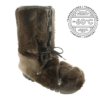 Beaver fur boots (shaved) handmade by Fourrures Grenier