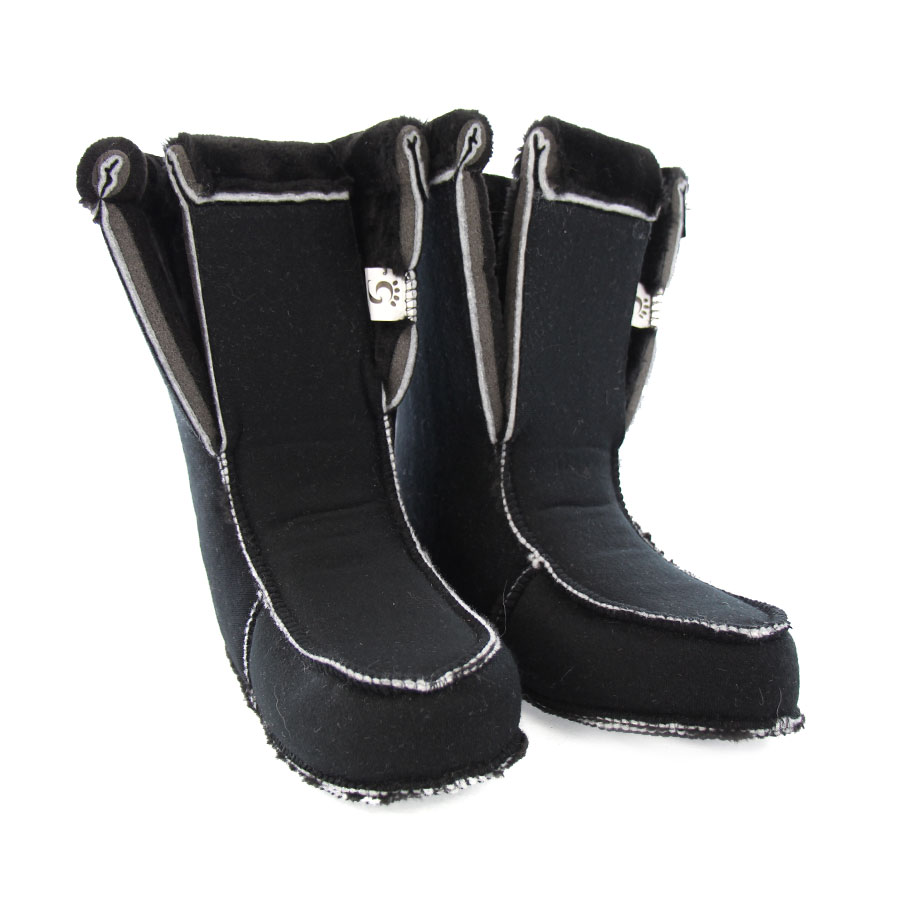 chausson replié pour bottes de poil - folded boot liners