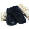 deluxe mittens black raccoon outdoor