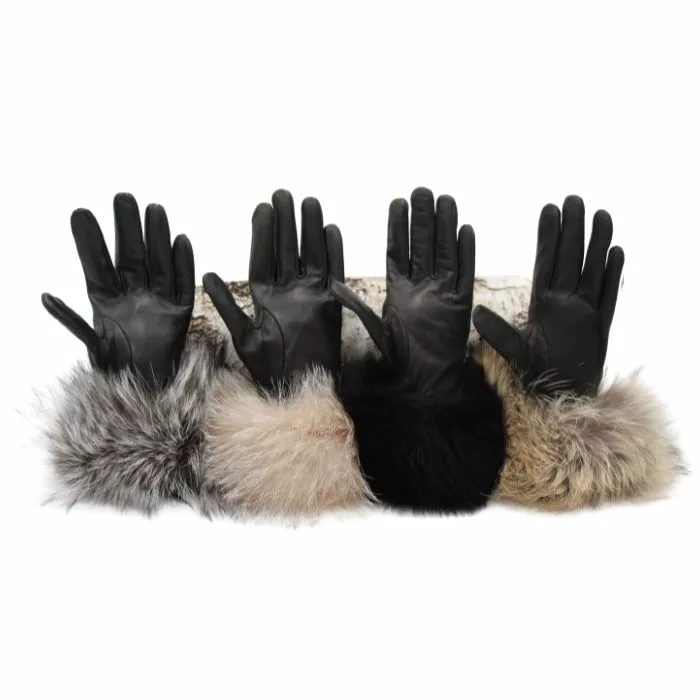 Gants Fourrés en Peau de Mouton  Peau de mouton, Gants cuir, Gant