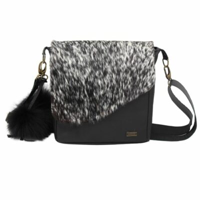 Leather handbag made in Canada by Fourrures Grenier