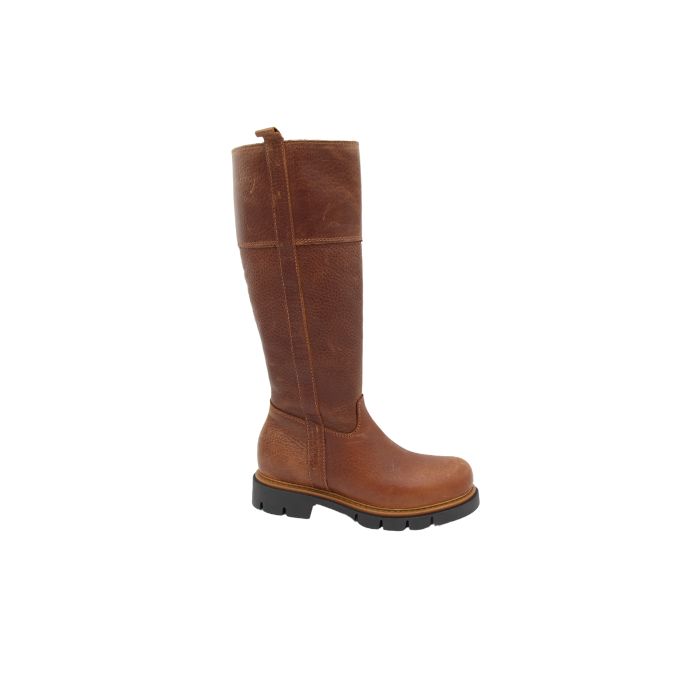 Trendy winter boots Laurence elk brown Saute Mouton