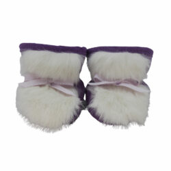 Bear paws signed Grenier in white rabbit fur