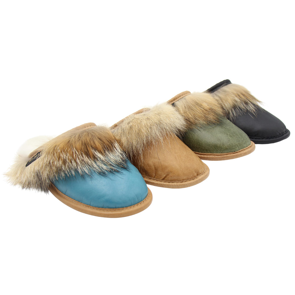 Slipper mule with coyote