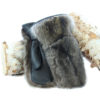 natural raccoon snow mittens outdoor mittens