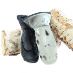 winter mittens natural seal skin outdoor