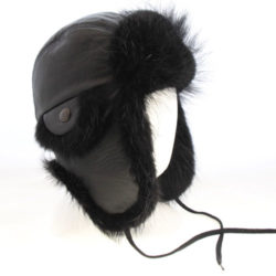 beaver hat chapeau enfant avi castor noir