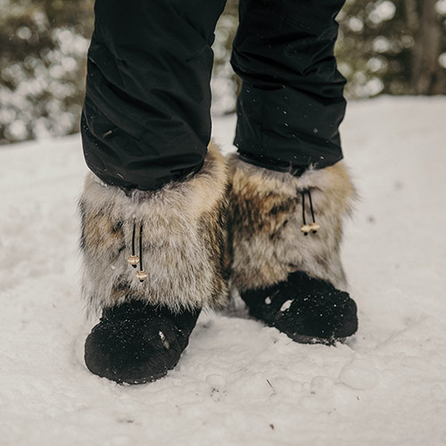 boots fourrure fille