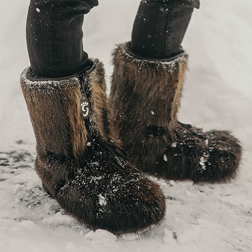 bottes imprimé animal