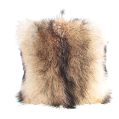 coussin fourrure