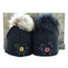 tuque pompon fourrure